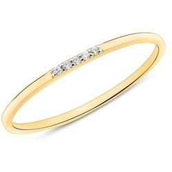 Diamantring aus 585er Gold