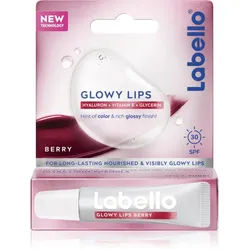 Labello Glowy Lips Berry tönender Lippenbalsam mit Hyaluronsäure SPF 30 10 ml