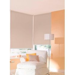 Seitenzugrollo »One size Style uni«, Lichtschutz, ohne Bohren, freihängend, Made in Germany, Rollo, 78040544-5 beige