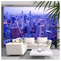 Basera® Fototapete 100404-60 blau|grau 3,50 m x 2,70 m