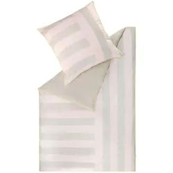 Esprit Wendebettwäsche , Creme, Roségold , Textil , Streifen , 135x200 cm , Oeko-Tex® Standard 100, BCI (Better Cotton Initiative) , atmungsaktiv, hautfreundlich, angenehm wärmend, schadstoffgeprüft, pflegeleicht , Heimtextilien, Bettwäsche & Leintücher, Bettwäsche, Wendebettwäsche