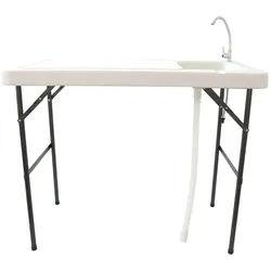 Campingtisch mit Spüle und Wasserhahn