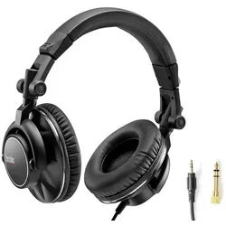 HERCULES Hercules HDP DJ60 Geschlossener DJ Kopfhörer DJ-Kopfhörer (Geräuschisolierung, -, Kabelgebunden) schwarz