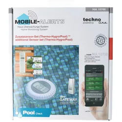 MA 10700 Poolsender inklusive Außensender MA 10702 als zusätzlichen Repeater des Poolsenders zum Gateway