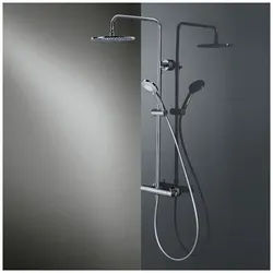 HSK Shower-Set Modell RS 200 Thermostat, Badarmaturen, chrom