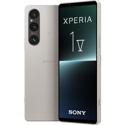 Sony Xperia 1 V (256 GB, Platinum Silver, 6.50", Hybrid Dual SIM, 52 Mpx, 5G), Smartphone, Silber