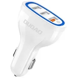 car charger quick charge Quick Charge 3.0 QC3.0 2.4A 18W 3x USB white (R7S white)