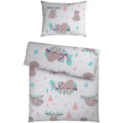 Patinio Babybettwäsche , Taupe , Textil , Tier , 100x135 cm , Oeko-Tex® Standard 100 , atmungsaktiv, saugfähig, weiche und anschmiegsame Oberfläche , Schlafen, Babytextil-Kollektionen