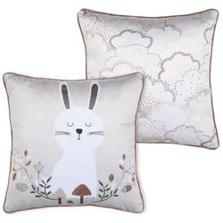 Kinderkissen Gabin 40/40 cm , Textil , 40x40 cm , Heimtextilien, Bettwäsche & Leintücher, Kinderbettwäsche