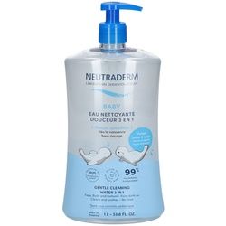 Neutraderm Baby Mildes Reinigungswasser 3 in 1