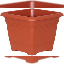 Geli Planter Nora 40 Pflanztopf Terrakotta quadratisch 39x39cm Kunststoff