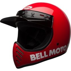 Bell Moto-3 Classic Motocross Helm, rot, Größe XL