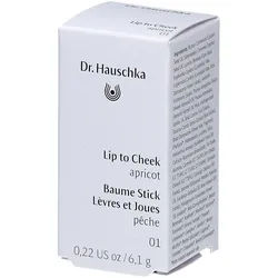Dr. Hauschka Lip to Cheek 01 apricot 6,1g Lippenschutz 6,1 g