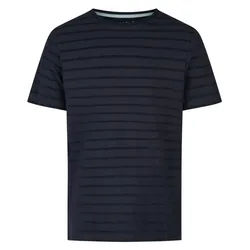 Phil & Co. Pyjamaoberteil Herren Pyjamashirt Kurzarm (1-tlg) Modisch blau L
