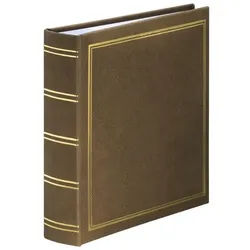 London Memo Album For 200 Photos w. a Size of 10x15 cm brown