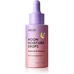 delhicious MOON MOISTURE DROPS nährendes Öl-Serum für die Regeneration und Erneuerung der Haut 40 ml