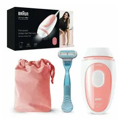Braun Epilierer Elektrischer Epilierer mit Lichtimpulsen Silk-expert Mini