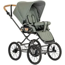 Naturkind Kinderwagen , Jadegrün , Textil , 62x110x110 cm , EN 1888 , Feststellbremse, Federung, kugelgelagerte Räder, Verdeckung abnehmbar, 5-Punkte-Gurt, für Babyschale geeignet, Sitz umsetzbar, abnehmbarer Schutzbügel , Baby On Tour, Kinderwagen, Kombikinderwagen