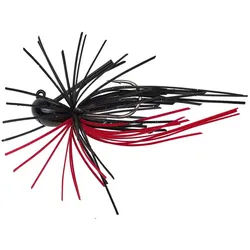 Savage Gear Kunstköder JIG 1 SKIRT FLIRT ver. Farben - 6,5cm - 5g 7,5g 10g - Hecht Forelle, (1-St), Tolle Farben schwarz