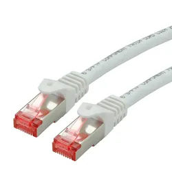 ROLINE Patchkabel Cat.6 S/FTP (PiMF), Component Level, LSOH, weiß, 5 m