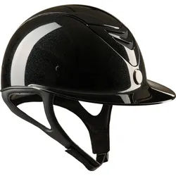 OneK Reithelm Avancé Glossy Shimmer (47-54cm) - Black - 47-54cm