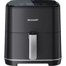 SHARP Heißluftfritteuse AF-GS552AE-B, schwarz, 5,5 L, 1650 W