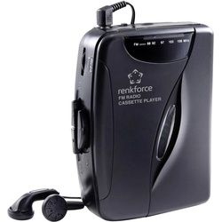 Renkforce RF-CP-150, MP3 Player + Portable Audiogeräte, Schwarz