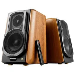 S1000MKII - Bluetooth Bookshelf Speakers - 120W - Brown