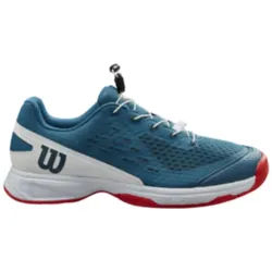 Wilson RUSH PRO JR 4.0 QL Blue Coral/Wh/Fi Tennisschuh 38