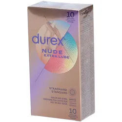 durex® Nude Extra Lube Kondome Skin to Skin Sensation