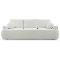 Selsey 3-Sitzer Sofa Barletto Hellbeige Bouclé , Textil , Rechteckig , 248x94x110 cm , Babymöbel & Kindermöbel, Kinderzimmer & Jugendzimmer, Schlafsofas