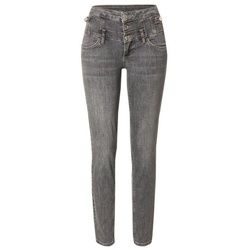 Liu Jo High-waist-Jeans RAMPY (1-tlg) Plain/ohne Details, Weiteres Detail grau 25