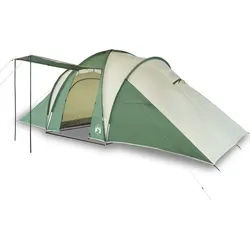 vidaXL Kuppelzelt NA Zelt Campingzelt Familienzelt Freizeitzelt 6 Personen Grün 576x238x grün