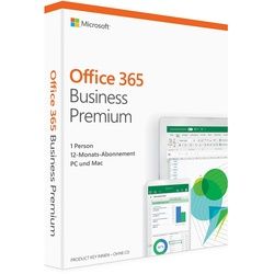 Microsoft Office 365 Business Premium, 5 Geräte, 1 Jahr