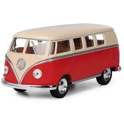 KINSMART 1962 Volkswagen Classical Bus Maßstab 1:64 ZQ520096HELLROT - 1:64