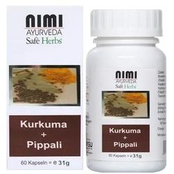 Nimi - Kurkuma + Pippali Extrakt Kapseln 60 St