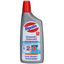 Sigolin 2in1 Chromstahl + Ceranfeld