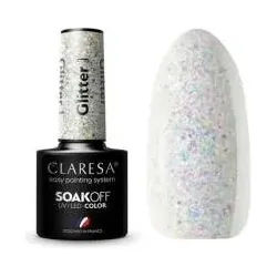 Claresa, Nagellack, Soak Off Uv/Led Glitter Gel English 1 5G (UV-Gel Lack)