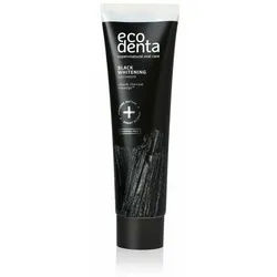 Ecodenta Zahnpasta Black Whitening Zahnpasta mit Holzkohle 100ml