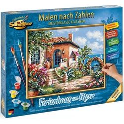 Schipper Malen nach Zahlen Master Class Classic 24x30cm Ferienhaus am Meer 609240795