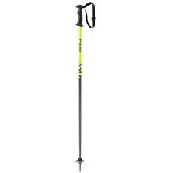 Leki Kinder Skistöcke Rider Black Neonyellow White - 105