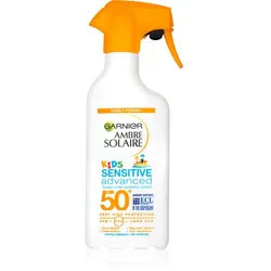 Garnier Ambre Solaire Sensitive Advanced schützendes Spray für Kinder SPF 50+ 270 ml