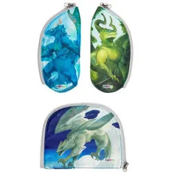 ergobag Schulzubehör Zippies-Set, 3-teilig Drachen