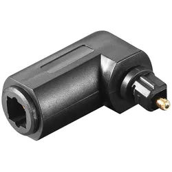 Goobay TOSLINK Digital Audio-Adapter 90° - Toslink-Stecker > Toslink-Kupplung