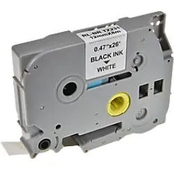P-touch Beschriftungsband Kompatibel Brother TZe-231 5BRT231-WT Haftend Schwarz auf Weiß 12 mm x 8 m