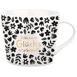 Grafik Werkstatt Tasse Goldtasse "kleiner Glücksmoment", 1-tlg., Porzellan, mit Echtgold veredelt