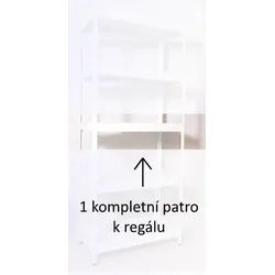 Biedrax Fachboden für Regal mit weiss Laminatboden 50 x 90 cm, weiss, 275 kg