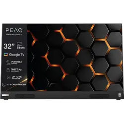 PEAQ PTV 32GF-5025C-B TV (Flat, 32 Zoll / 80,0 cm, Full-HD, SMART TV)