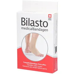 Bilasto Fussgelenkbandage XL Ferse offen beige