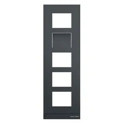 Busch-Jaeger Frontplatte 3-fach Unterputz anthrazit ST 41385CF-B-03 135x421x20,5mm